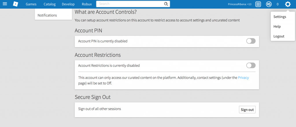Explained What Is Roblox - account restrictions settings in roblox