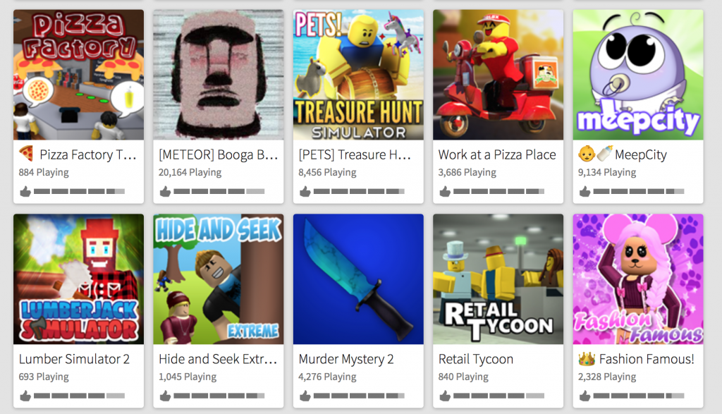 Roblox Created Game